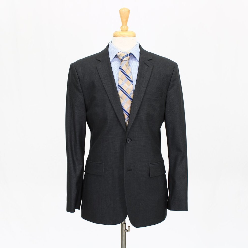 Express 40R Gray HT 2-Button Sport Coat Blazer Jacket O936